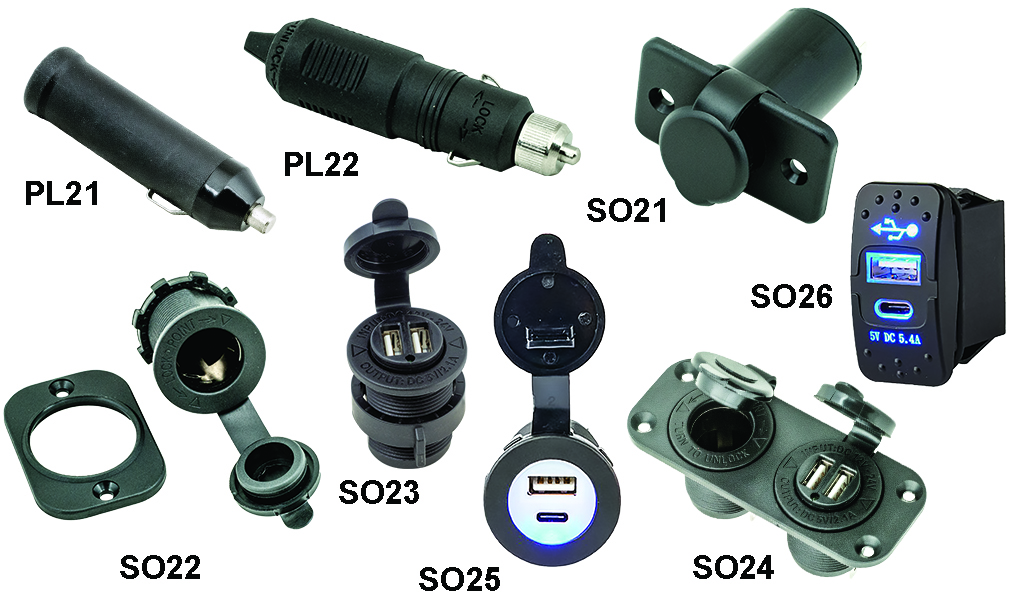 Cig & USB Plug & Socket