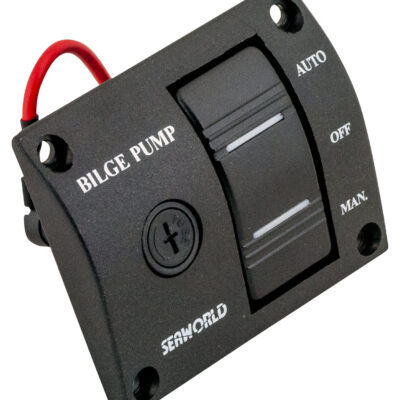 Switch Panel, Bilge Pump Control. SEAWORLD