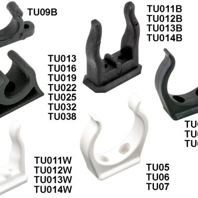 Tube Clips, Nylon & Rubber