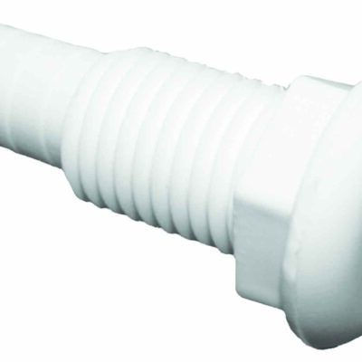 Skin Fitting, White. T-H MARINE