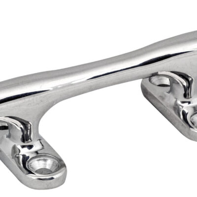 CLEAT - OPEN BASE S/S CLEAT. 4 hole mounting