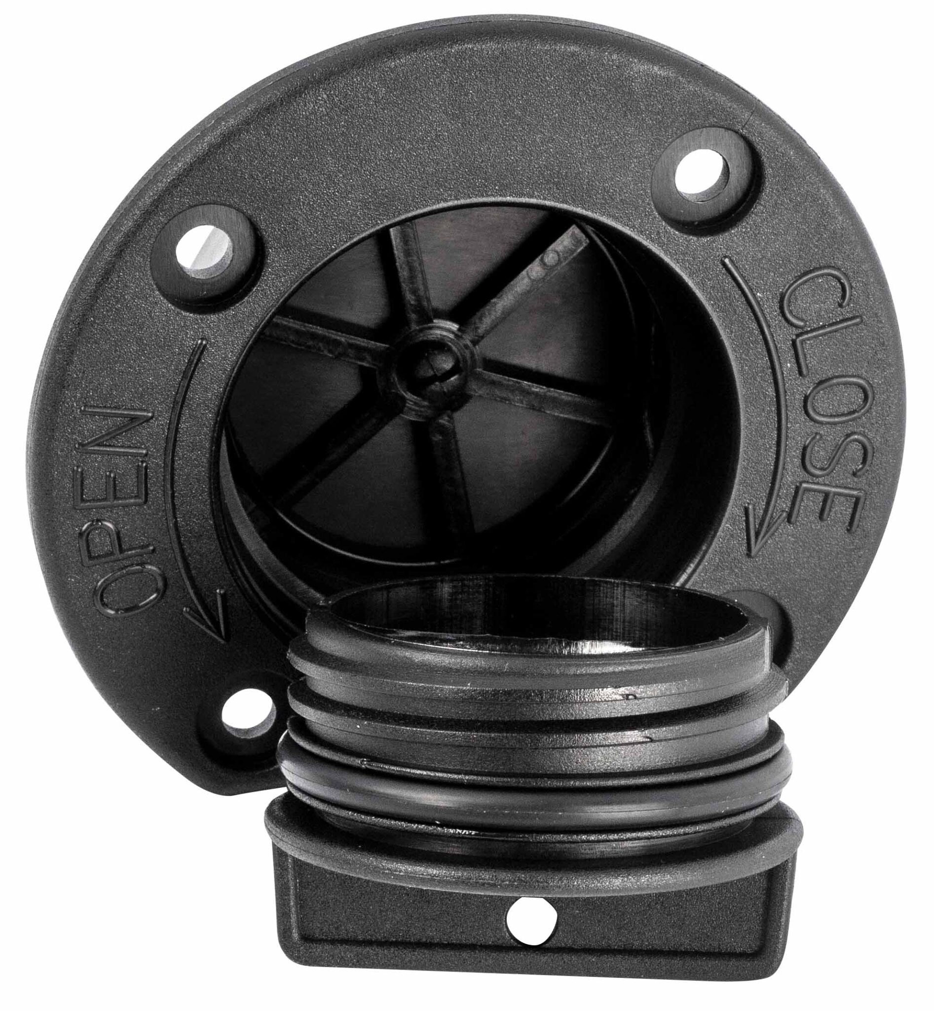 BA391INT with plug BA391INT Bailer, Large, Black, Front