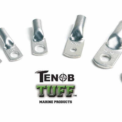 Battery Cable Lugs, Tinned Copper. TENOB TUFF