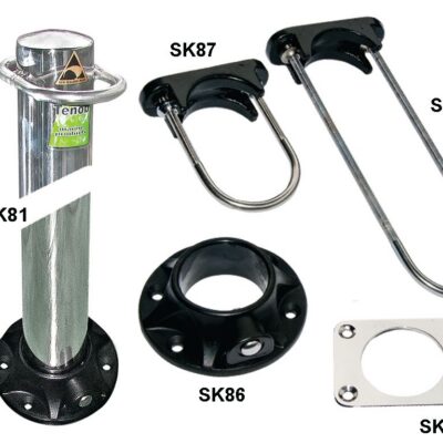 Ski Pole, Detachable, Stainless Steel. TENOB TUFF