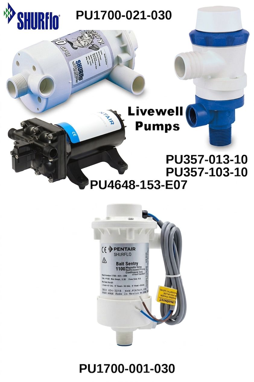 Pump, Livewell. SHURFLO – Horns, Pumps, Filters & Accessories | Boatgear NZ