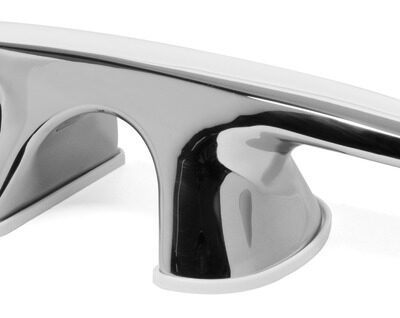 Osculati Bull Dog cleat, mirror-polished AISI316 stainless steel