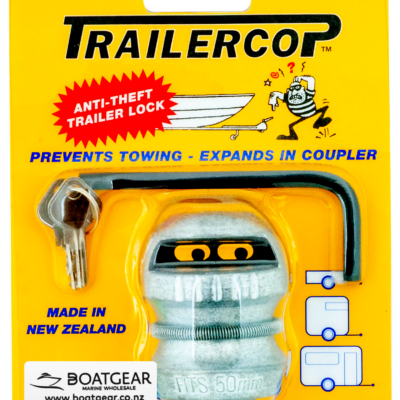 Lock, trailer coupling. "Trailer Cop" – Boating Accessories & Parts | Boatgear NZ