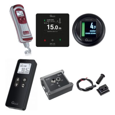 Quick chain counters range: CHC1103 handheld, QNC panel, Smart CHC gauge, wireless handheld, actuator box and sensor kit