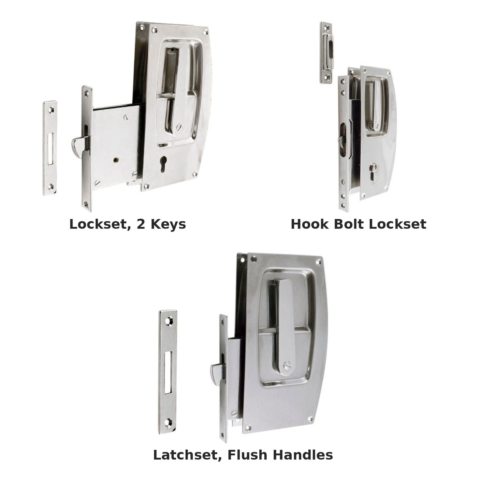 Sliding Door Lock & Latch. RAZETO - Image 1